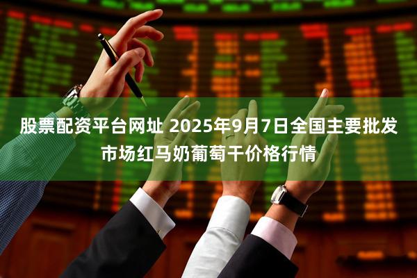 股票配资平台网址 2025年9月7日全国主要批发市场红马奶葡萄干价格行情